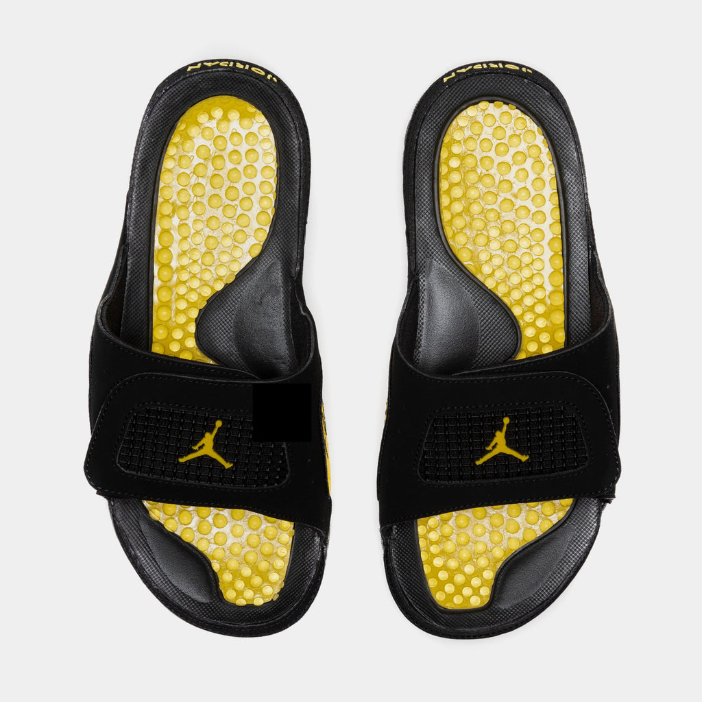 Hydro 4 Retro Mens Sandals (Black/Yellow) - sneakers - view 5
